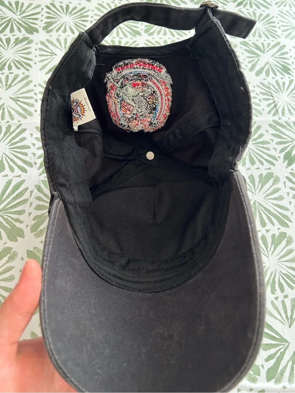 Ed Hardy Vintage Y2K Dead or Alive Baseball Cap with Flaming Horse Hat